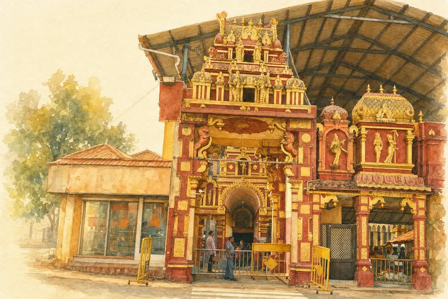 Kateel Durgaparameshwari — illustration