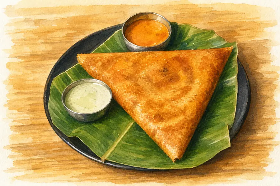 Masala Dosa — illustration