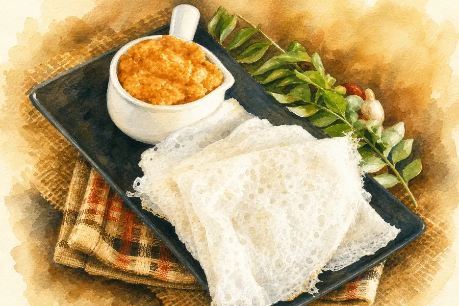 Neer Dosa — illustration